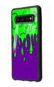 Samsung S10 Neon Damla Tasarımlı Glossy Telefon Kılıfı