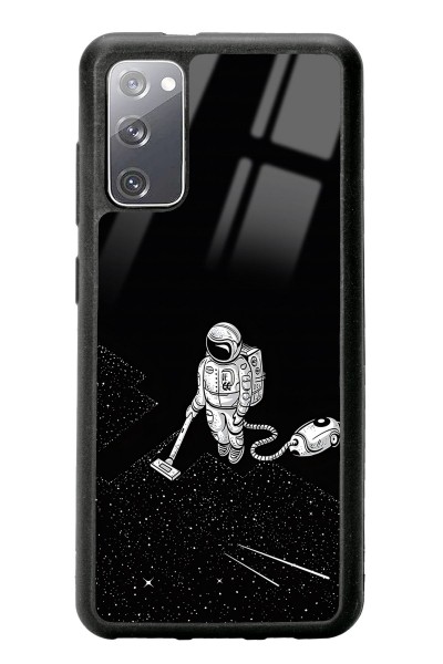 Samsung S20 Astronot Tatiana Tasarımlı Glossy Telefon Kılıfı