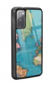 Samsung S20 Atlantic Map Tasarımlı Glossy Telefon Kılıfı