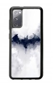 Samsung S20 Beyaz Batman Tasarımlı Glossy Telefon Kılıfı