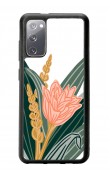 Samsung S20 Beyaz Karanfil Tasarımlı Glossy Telefon Kılıfı