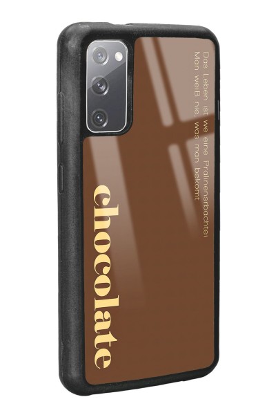 Samsung S20 Choclate Tasarımlı Glossy Telefon Kılıfı
