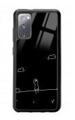Samsung S20 Doodle Casper Tasarımlı Glossy Telefon Kılıfı