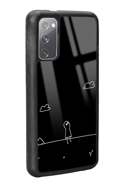 Samsung S20 Doodle Casper Tasarımlı Glossy Telefon Kılıfı