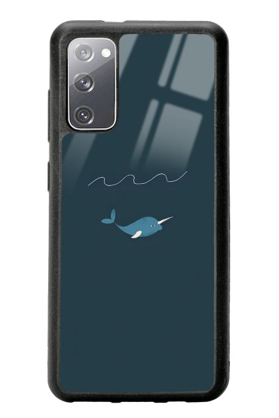 Samsung S20 Doodle Fish Tasarımlı Glossy Telefon Kılıfı