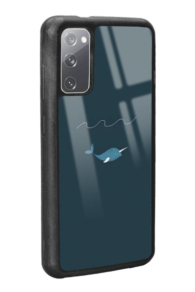 Samsung S20 Doodle Fish Tasarımlı Glossy Telefon Kılıfı