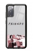 Samsung S20 Doodle Friends Tasarımlı Glossy Telefon Kılıfı