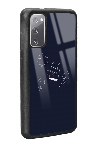 Samsung S20 Doodle Punk Tasarımlı Glossy Telefon Kılıfı