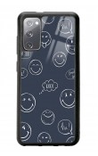 Samsung S20 Doodle Smile Tasarımlı Glossy Telefon Kılıfı