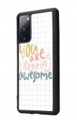 Samsung S20 Fe Awesome Tasarımlı Glossy Telefon Kılıfı