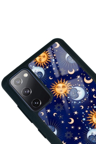 Samsung S20 Fe Ay Güneş Pijama Tasarımlı Glossy Telefon Kılıfı