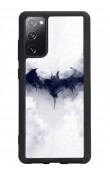 Samsung S20 Fe Beyaz Batman Tasarımlı Glossy Telefon Kılıfı