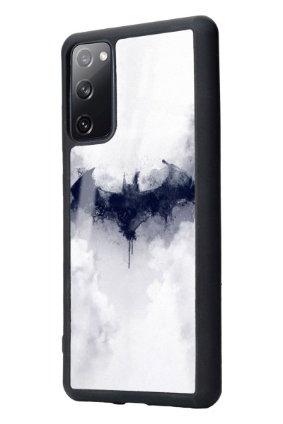 Samsung S20 Fe Beyaz Batman Tasarımlı Glossy Telefon Kılıfı