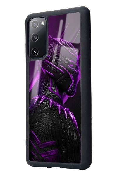 Samsung S20 Fe Black Panter Tasarımlı Glossy Telefon Kılıfı