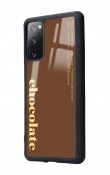 Samsung S20 Fe Choclate Tasarımlı Glossy Telefon Kılıfı