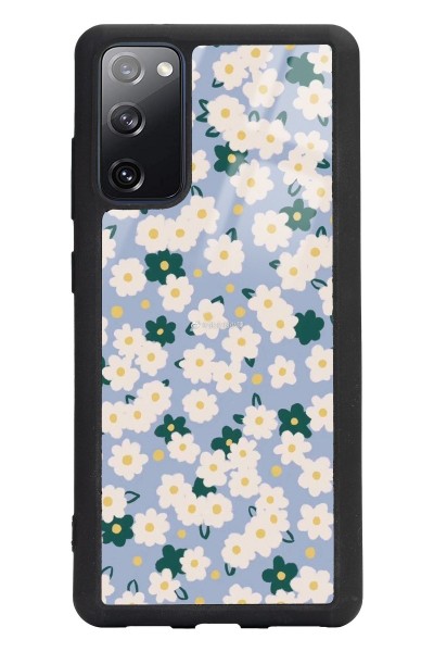 Samsung S20 Fe Daisy Pattern Tasarımlı Glossy Telefon Kılıfı