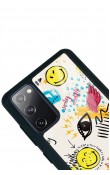 Samsung S20 Fe Doodle Emoji Tasarımlı Glossy Telefon Kılıfı