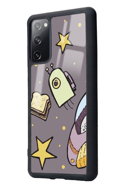 Samsung S20 Fe Doodle Jump Tasarımlı Glossy Telefon Kılıfı