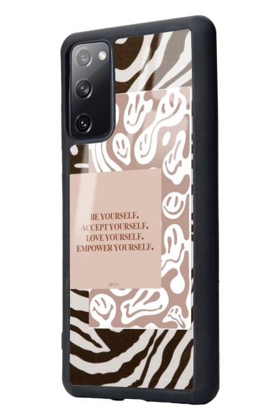 Samsung S20 Fe Emoji Zebra Tasarımlı Glossy Telefon Kılıfı