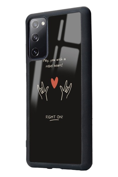 Samsung S20 Fe Fight On Tasarımlı Glossy Telefon Kılıfı