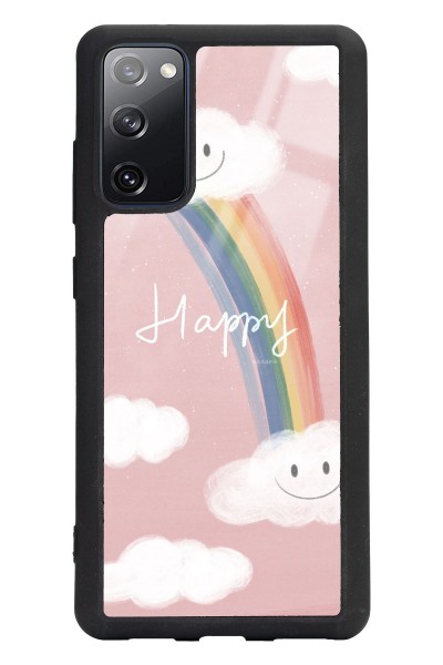 Samsung S20 Fe Happy Cloude Tasarımlı Glossy Telefon Kılıfı