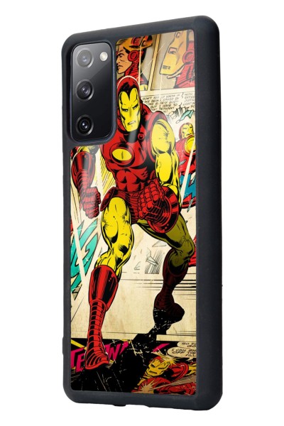 Samsung S20 Fe Iron Man Demir Adam Tasarımlı Glossy Telefon Kılıfı