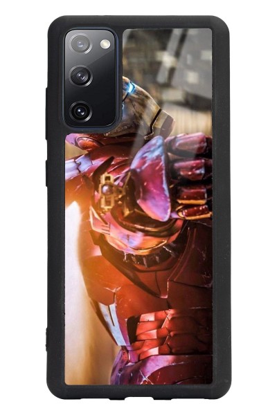 Samsung S20 Fe Iron Man Tasarımlı Glossy Telefon Kılıfı