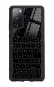 Samsung S20 Fe Keyboard Tasarımlı Glossy Telefon Kılıfı