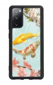 Samsung S20 Fe Koi Balığı Tasarımlı Glossy Telefon Kılıfı