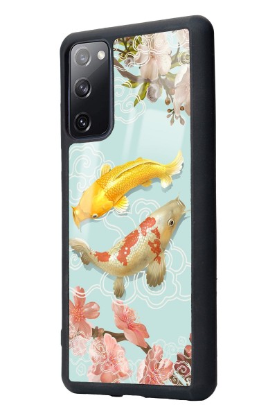 Samsung S20 Fe Koi Balığı Tasarımlı Glossy Telefon Kılıfı