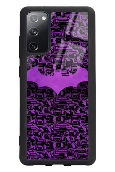 Samsung S20 Fe Lila Batman Tasarımlı Glossy Telefon Kılıfı