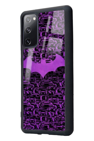 Samsung S20 Fe Lila Batman Tasarımlı Glossy Telefon Kılıfı