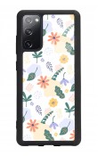 Samsung S20 Fe Minik Çiçekler Tasarımlı Glossy Telefon Kılıfı