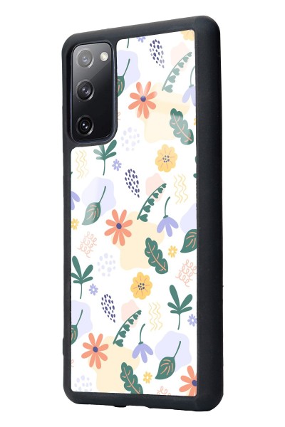 Samsung S20 Fe Minik Çiçekler Tasarımlı Glossy Telefon Kılıfı