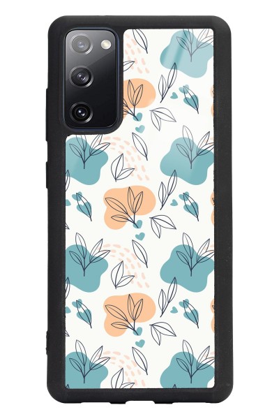 Samsung S20 Fe Minik Yapraklar Tasarımlı Glossy Telefon Kılıfı