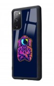 Samsung S20 Fe Neon Astronot Tasarımlı Glossy Telefon Kılıfı