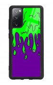 Samsung S20 Fe Neon Damla Tasarımlı Glossy Telefon Kılıfı