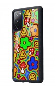 Samsung S20 Fe Neon Flowers Tasarımlı Glossy Telefon Kılıfı