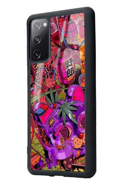 Samsung S20 Fe Neon Island Tasarımlı Glossy Telefon Kılıfı