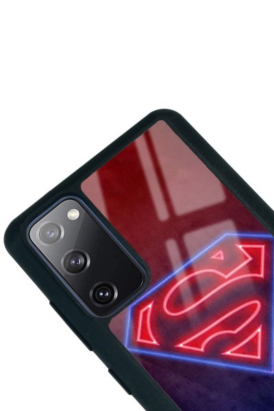 Samsung S20 Fe Neon Superman Tasarımlı Glossy Telefon Kılıfı