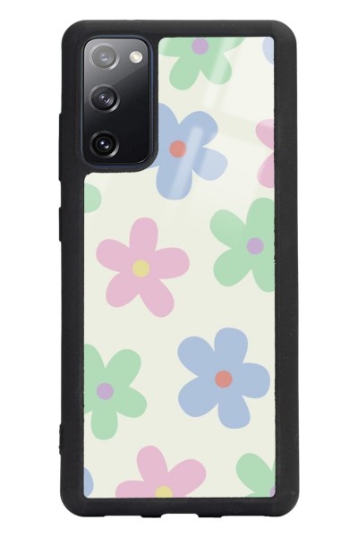 Samsung S20 Fe Nude Çiçek Tasarımlı Glossy Telefon Kılıfı