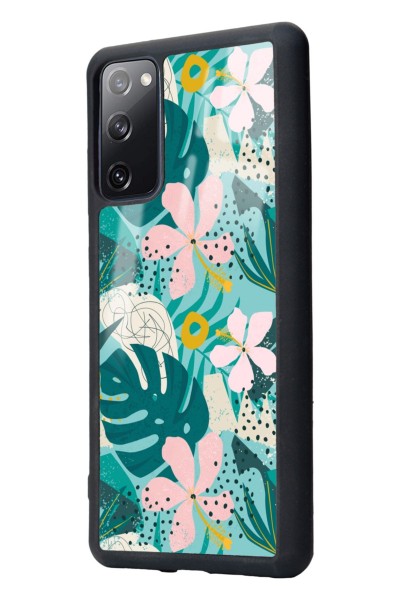 Samsung S20 Fe Yaprak Sanatı Tasarımlı Glossy Telefon Kılıfı
