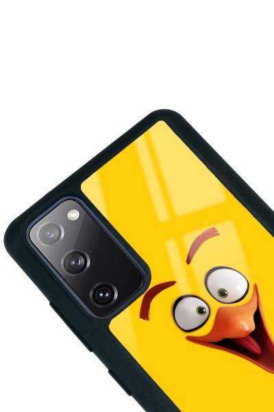 Samsung S20 Fe Yellow Angry Birds Tasarımlı Glossy Telefon Kılıfı