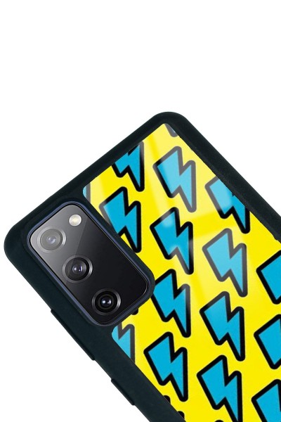 Samsung S20 Fe Yellow Flash Tasarımlı Glossy Telefon Kılıfı