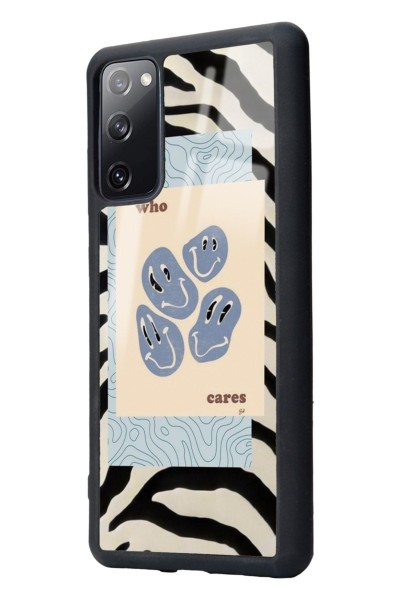 Samsung S20 Fe Zebra Emoji Tasarımlı Glossy Telefon Kılıfı