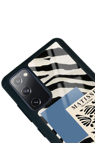 Samsung S20 Fe Zebra Matısse Tasarımlı Glossy Telefon Kılıfı