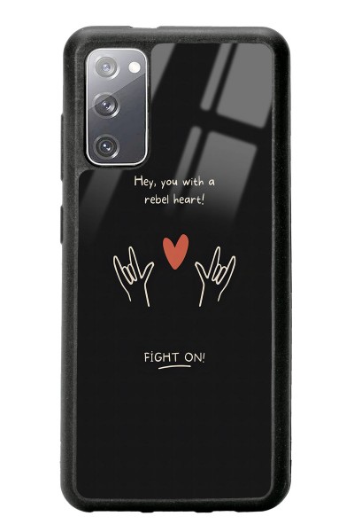 Samsung S20 Fight On Tasarımlı Glossy Telefon Kılıfı