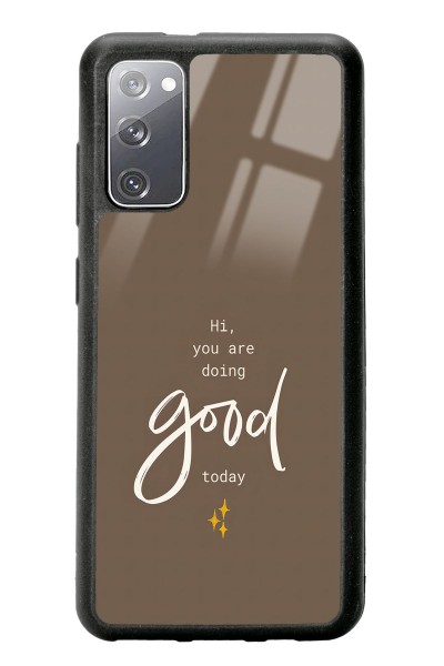 Samsung S20 Good Today Tasarımlı Glossy Telefon Kılıfı