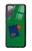 Samsung S20 Happy Green Tasarımlı Glossy Telefon Kılıfı