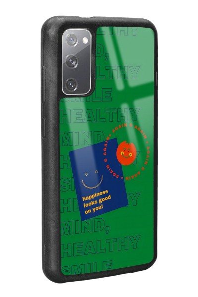 Samsung S20 Happy Green Tasarımlı Glossy Telefon Kılıfı